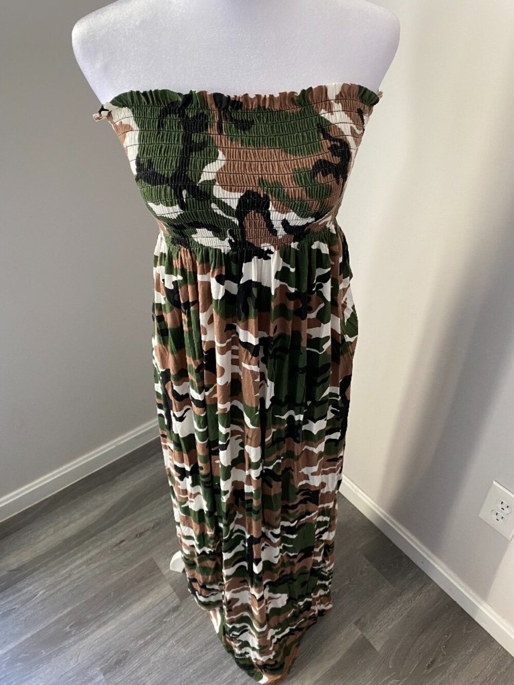 Camo Maxi Dress